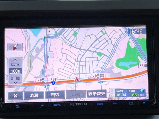 ゼストスパーク Ｗターボ　ケンウッドナビ　バックカメラ　ＥＴＣ　ＨＩＤヘッドライト　純正１４インチアルミホイール　スマートキーシステム　革巻きステアリング　オートエアコン　バニティミラー　プライバシーガラス（22枚目）