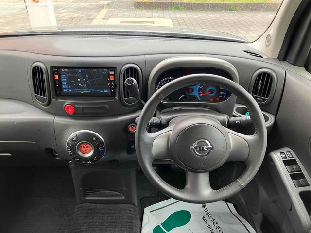 キューブ １５Ｘ　インディゴ＋プラズマ　ＥＴＣ　バックカメラ　ナビ　ＴＶ　ＨＩＤ　スマートキー　電動格納ミラー　ベンチシート　ＣＶＴ　アルミホイール　ミュージックプレイヤー接続可　Ｂｌｕｅｔｏｏｔｈ　盗難防止システム　衝突安全ボディ　ＡＢＳ（2枚目）