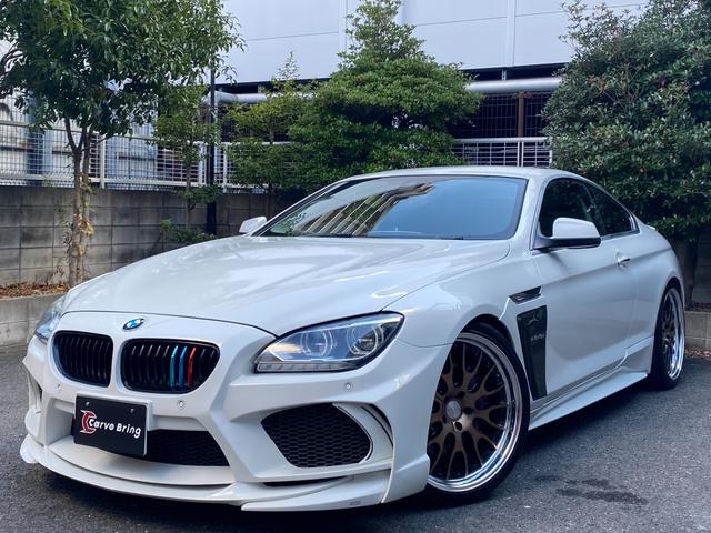 ６シリーズ ６４０ｉクーペ　ＥＮＥＲＧＹエナジーコンプリート　黒革　ＨＤＤナビ地デジＢカメラ　スマートキー　ＥＶＯ１３．１／１２．１／０６．１ボディキット　ＭＳステンレスマフラー　インディヴィデュアル　タイプ３アルミ　ＯＰ３０７（3枚目）