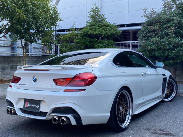 ６シリーズ ６４０ｉクーペ　ＥＮＥＲＧＹエナジーコンプリート　黒革　ＨＤＤナビ地デジＢカメラ　スマートキー　ＥＶＯ１３．１／１２．１／０６．１ボディキット　ＭＳステンレスマフラー　インディヴィデュアル　タイプ３アルミ　ＯＰ３０７（4枚目）