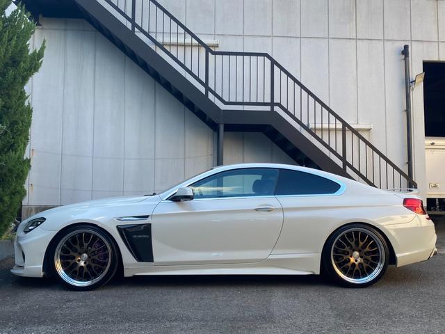 ６シリーズ ６４０ｉクーペ　ＥＮＥＲＧＹエナジーコンプリート　黒革　ＨＤＤナビ地デジＢカメラ　スマートキー　ＥＶＯ１３．１／１２．１／０６．１ボディキット　ＭＳステンレスマフラー　インディヴィデュアル　タイプ３アルミ　ＯＰ３０７（8枚目）