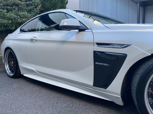 ６シリーズ ６４０ｉクーペ　ＥＮＥＲＧＹエナジーコンプリート　黒革　ＨＤＤナビ地デジＢカメラ　スマートキー　ＥＶＯ１３．１／１２．１／０６．１ボディキット　ＭＳステンレスマフラー　インディヴィデュアル　タイプ３アルミ　ＯＰ３０７（57枚目）