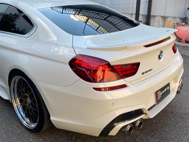 ６シリーズ ６４０ｉクーペ　ＥＮＥＲＧＹエナジーコンプリート　黒革　ＨＤＤナビ地デジＢカメラ　スマートキー　ＥＶＯ１３．１／１２．１／０６．１ボディキット　ＭＳステンレスマフラー　インディヴィデュアル　タイプ３アルミ　ＯＰ３０７（71枚目）