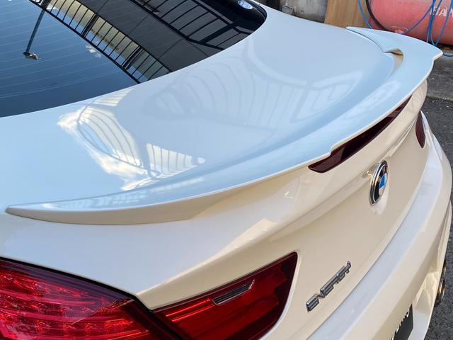 ６シリーズ ６４０ｉクーペ　ＥＮＥＲＧＹエナジーコンプリート　黒革　ＨＤＤナビ地デジＢカメラ　スマートキー　ＥＶＯ１３．１／１２．１／０６．１ボディキット　ＭＳステンレスマフラー　インディヴィデュアル　タイプ３アルミ　ＯＰ３０７（74枚目）