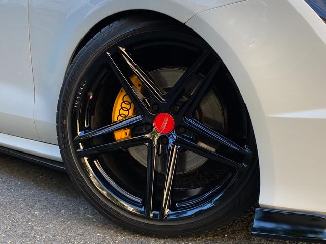 A7スポーツバック 2.0TFSIクワトロ 後期型 黒革 HDDナビ/DTV/Bカメラ/Bluetooth マトリックスLED 車高調 20AW イエローキャリパー 可変バルブ付/デュアルマフラー パワーテールゲート 可変リアウイング BSM(10枚目)