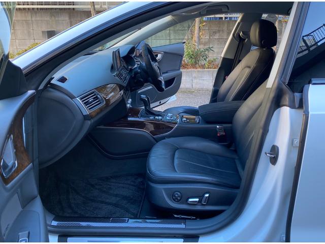 A7スポーツバック 2.0TFSIクワトロ 後期型 黒革 HDDナビ/DTV/Bカメラ/Bluetooth マトリックスLED 車高調 20AW イエローキャリパー 可変バルブ付/デュアルマフラー パワーテールゲート 可変リアウイング BSM(46枚目)