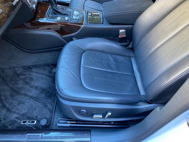 A7スポーツバック 2.0TFSIクワトロ 後期型 黒革 HDDナビ/DTV/Bカメラ/Bluetooth マトリックスLED 車高調 20AW イエローキャリパー 可変バルブ付/デュアルマフラー パワーテールゲート 可変リアウイング BSM(47枚目)