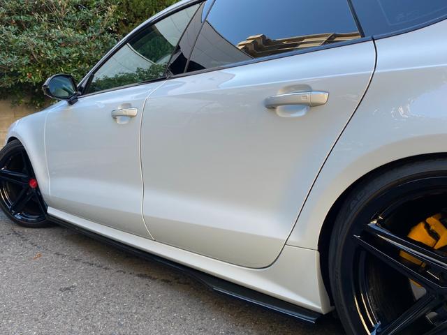 A7スポーツバック 2.0TFSIクワトロ 後期型 黒革 HDDナビ/DTV/Bカメラ/Bluetooth マトリックスLED 車高調 20AW イエローキャリパー 可変バルブ付/デュアルマフラー パワーテールゲート 可変リアウイング BSM(78枚目)