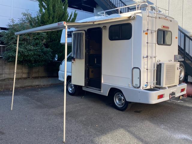 タウンエーストラック アウトドアJr 4WDキャンピング SHARP冷暖房ルームエアコン HONDA発電機 EU28is 冷蔵庫(46L) オーブンレンジ 後席10型モニター バッテリーチャージャー サブバッテリー HDDナビ/DTV/Bカメラ/ETC(9枚目)