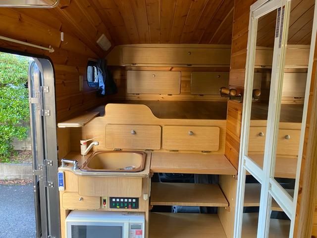 タウンエーストラック アウトドアJr 4WDキャンピング SHARP冷暖房ルームエアコン HONDA発電機 EU28is 冷蔵庫(46L) オーブンレンジ 後席10型モニター バッテリーチャージャー サブバッテリー HDDナビ/DTV/Bカメラ/ETC(32枚目)