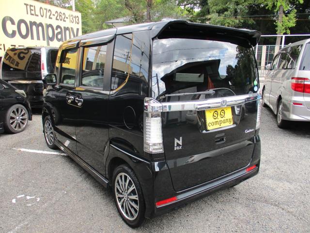 N-BOXカスタム G ターボSSパッケージ 新車ワンオーナ車両 上級グレード ターボ車両 純正フルエアロ 左右両側電動パワースライドドア クルーズコントロール 純正7インチナビ TV Bluetooth バックモニターパドルシフト LED レザ(35枚目)