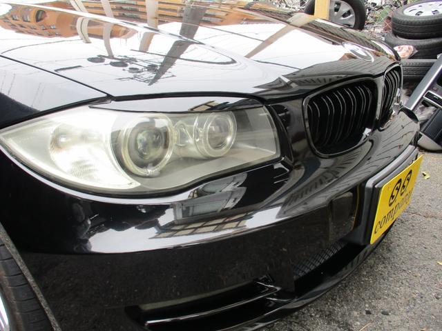 １シリーズ １２０ｉ　カブリオレ　電動フルオープンモデルクーペ　ＢＬＡＣＫホロ　赤皮電動パワーシート　シートヒーター社外ナビ　ＴＶ　Ｂｌｕｅｔｏｏｔｈ　バックモニター整備点検記録簿　ＫＥＹレス　純正アルミ　ＨＩＤキセノンライト（24枚目）