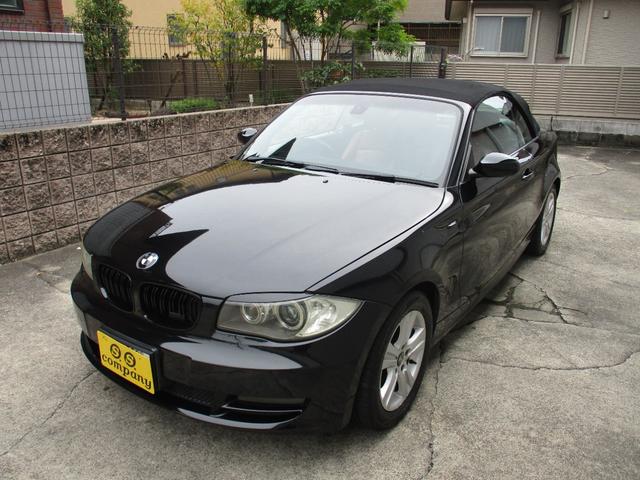 １シリーズ １２０ｉ　カブリオレ　電動フルオープンモデルクーペ　ＢＬＡＣＫホロ　赤皮電動パワーシート　シートヒーター社外ナビ　ＴＶ　Ｂｌｕｅｔｏｏｔｈ　バックモニター整備点検記録簿　ＫＥＹレス　純正アルミ　ＨＩＤキセノンライト（25枚目）