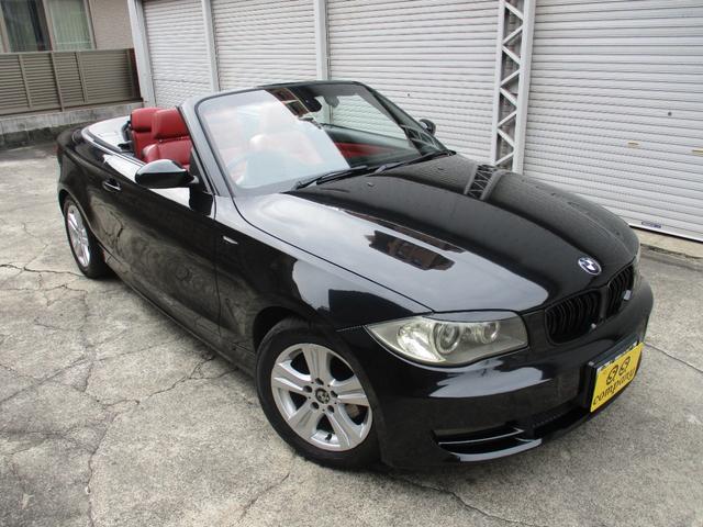 １シリーズ １２０ｉ　カブリオレ　電動フルオープンモデルクーペ　ＢＬＡＣＫホロ　赤皮電動パワーシート　シートヒーター社外ナビ　ＴＶ　Ｂｌｕｅｔｏｏｔｈ　バックモニター整備点検記録簿　ＫＥＹレス　純正アルミ　ＨＩＤキセノンライト（46枚目）