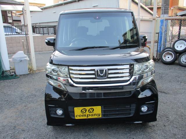 Ｎ－ＢＯＸカスタム Ｇ　ＳＳパッケージ　左右両側電動パワースライドドア　ＬＥＤ　社外ナビＴＶフルセグ　バックモニター　シティブレーキアクティブシステム　純正カスタムエアロキット　スマートＫＥＹ　ＥＴＣ　純正メッキグリル（4枚目）