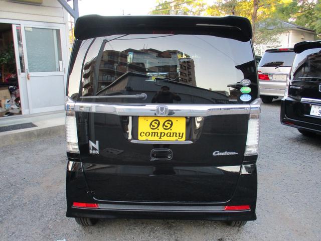 Ｎ－ＢＯＸカスタム Ｇ　ＳＳパッケージ　左右両側電動パワースライドドア　ＬＥＤ　社外ナビＴＶフルセグ　バックモニター　シティブレーキアクティブシステム　純正カスタムエアロキット　スマートＫＥＹ　ＥＴＣ　純正メッキグリル（6枚目）
