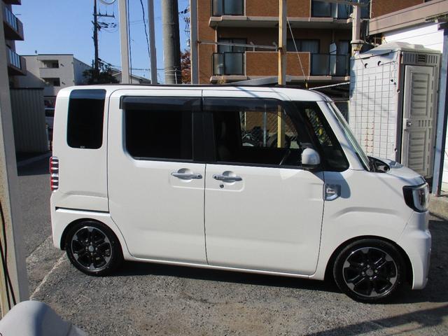 ウェイク ＧターボＳＡＩＩ　カスタム車両　上級グレードターボ車両　左右両側電動パワースライドドア　ＳＤナビＴＶフルセグＢｌｕｅｔｏｏｔｈ　バックモニタースマートアシスト　ＬＥＤヘッド　ＥＴＣ　社外足回り　マフラーＢＬＡＣＫレザー（33枚目）