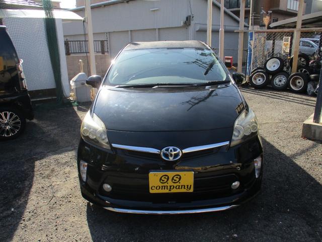 プリウス Ｓツーリングセレクション　後期モデリスタバージョン　カスタム車両モデリスタエアロ　後期Ｆバンパー＆リア＆テール　ツーリング専用アルミ　ローダウン済みＨＤＤ　ナビＴＶ　Ｂｌｕｅｔｏｏｔｈ　バックモニターメッキパーツ　コンビステア（18枚目）