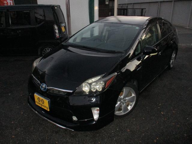 プリウス Ｓツーリングセレクション　後期モデリスタバージョン　カスタム車両モデリスタエアロ　後期Ｆバンパー＆リア＆テール　ツーリング専用アルミ　ローダウン済みＨＤＤ　ナビＴＶ　Ｂｌｕｅｔｏｏｔｈ　バックモニターメッキパーツ　コンビステア（22枚目）