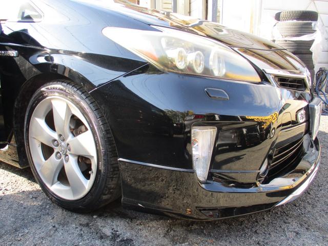 プリウス Ｓツーリングセレクション　後期モデリスタバージョン　カスタム車両モデリスタエアロ　後期Ｆバンパー＆リア＆テール　ツーリング専用アルミ　ローダウン済みＨＤＤ　ナビＴＶ　Ｂｌｕｅｔｏｏｔｈ　バックモニターメッキパーツ　コンビステア（30枚目）