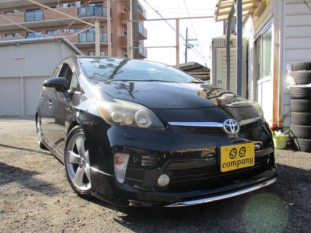 プリウス Ｓツーリングセレクション　後期モデリスタバージョン　カスタム車両モデリスタエアロ　後期Ｆバンパー＆リア＆テール　ツーリング専用アルミ　ローダウン済みＨＤＤ　ナビＴＶ　Ｂｌｕｅｔｏｏｔｈ　バックモニターメッキパーツ　コンビステア（36枚目）