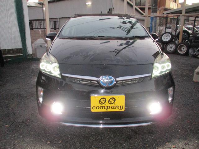 プリウス Ｓツーリングセレクション　後期モデリスタバージョン　カスタム車両モデリスタエアロ　後期Ｆバンパー＆リア＆テール　ツーリング専用アルミ　ローダウン済みＨＤＤ　ナビＴＶ　Ｂｌｕｅｔｏｏｔｈ　バックモニターメッキパーツ　コンビステア（46枚目）