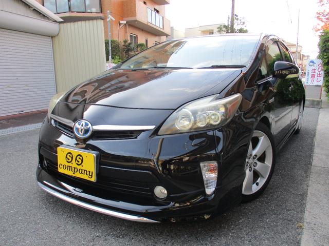 プリウス Ｓツーリングセレクション　後期モデリスタバージョン　カスタム車両モデリスタエアロ　後期Ｆバンパー＆リア＆テール　ツーリング専用アルミ　ローダウン済みＨＤＤ　ナビＴＶ　Ｂｌｕｅｔｏｏｔｈ　バックモニターメッキパーツ　コンビステア（54枚目）