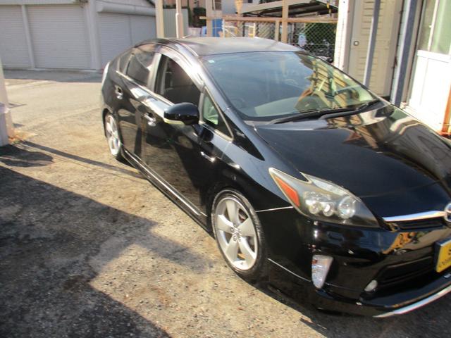 プリウス Ｓツーリングセレクション　後期モデリスタバージョン　カスタム車両モデリスタエアロ　後期Ｆバンパー＆リア＆テール　ツーリング専用アルミ　ローダウン済みＨＤＤ　ナビＴＶ　Ｂｌｕｅｔｏｏｔｈ　バックモニターメッキパーツ　コンビステア（66枚目）