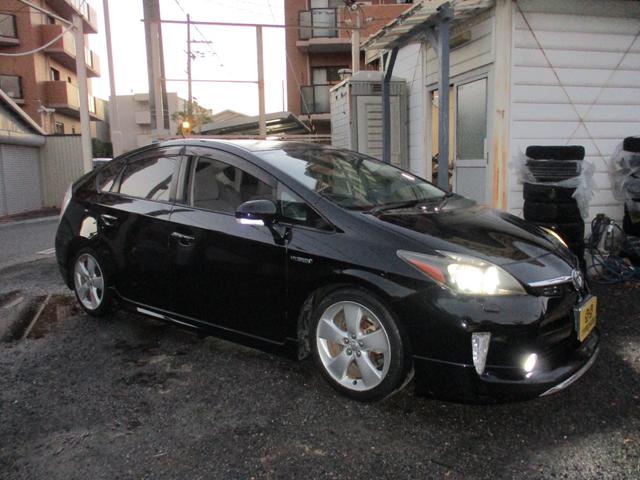 プリウス Ｓツーリングセレクション　後期モデリスタバージョン　カスタム車両モデリスタエアロ　後期Ｆバンパー＆リア＆テール　ツーリング専用アルミ　ローダウン済みＨＤＤ　ナビＴＶ　Ｂｌｕｅｔｏｏｔｈ　バックモニターメッキパーツ　コンビステア（70枚目）