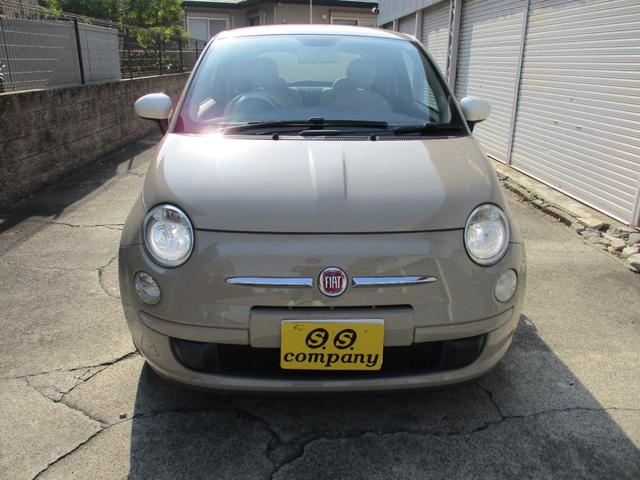 500 1.2 ポップ 正規ディーラ パステロココアカラー 新車整備点検記録簿 令和2年 令和4年 令和6年記録簿有ります 純正KEYレス ETC 社外アルミ純正CDオーディオ ステアマチック ホワイトバルブ(3枚目)