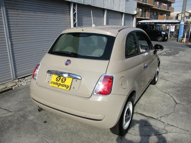 500 1.2 ポップ 正規ディーラ パステロココアカラー 新車整備点検記録簿 令和2年 令和4年 令和6年記録簿有ります 純正KEYレス ETC 社外アルミ純正CDオーディオ ステアマチック ホワイトバルブ(6枚目)