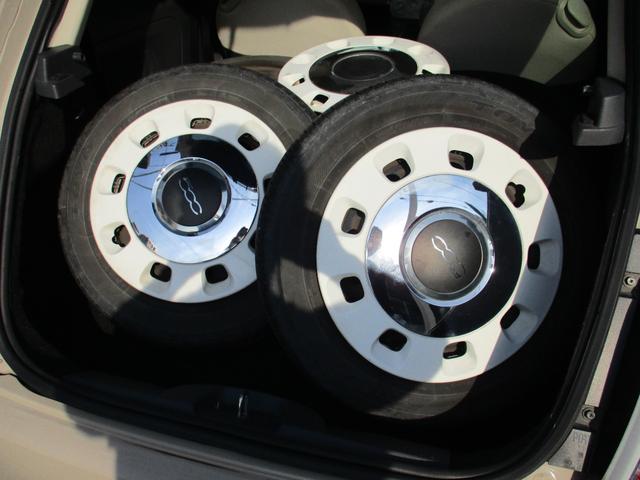 500 1.2 ポップ 正規ディーラ パステロココアカラー 新車整備点検記録簿 令和2年 令和4年 令和6年記録簿有ります 純正KEYレス ETC 社外アルミ純正CDオーディオ ステアマチック ホワイトバルブ(21枚目)