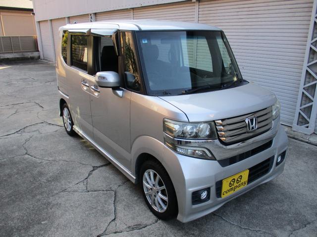 N-BOXカスタム G ターボSSパッケージ 上級特別仕様車 ターボ車両 整備点検記録簿 専用純正フルエアロキット 左右両側電動パワースライドドア ナビTVバックモニターBluetooth ETC LED ヘッド&ルーム球 レザー調シートカバー(2枚目)