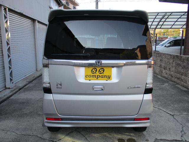N-BOXカスタム G ターボSSパッケージ 上級特別仕様車 ターボ車両 整備点検記録簿 専用純正フルエアロキット 左右両側電動パワースライドドア ナビTVバックモニターBluetooth ETC LED ヘッド&ルーム球 レザー調シートカバー(6枚目)