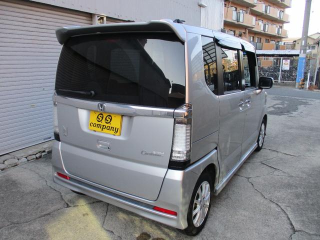 N-BOXカスタム G ターボSSパッケージ 上級特別仕様車 ターボ車両 整備点検記録簿 専用純正フルエアロキット 左右両側電動パワースライドドア ナビTVバックモニターBluetooth ETC LED ヘッド&ルーム球 レザー調シートカバー(7枚目)