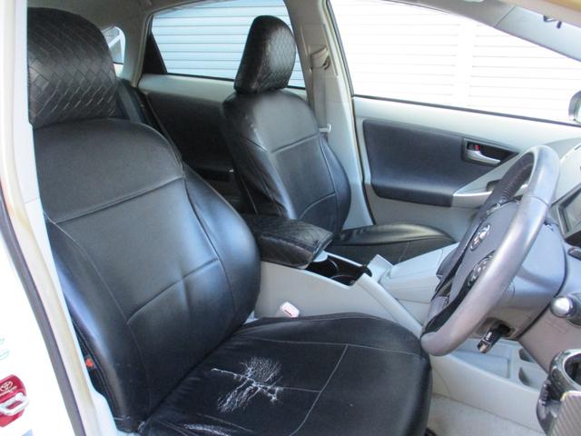 プリウス Gツーリングセレクション 上級グレードGツーリングセレクション カスタム車両 社外フルエアロ ローダウン スペーサーマフラーカッタ LED SDナビフルセグTVバックモニターBluetoothカーボンパーツ新車整備点検記録簿(15枚目)