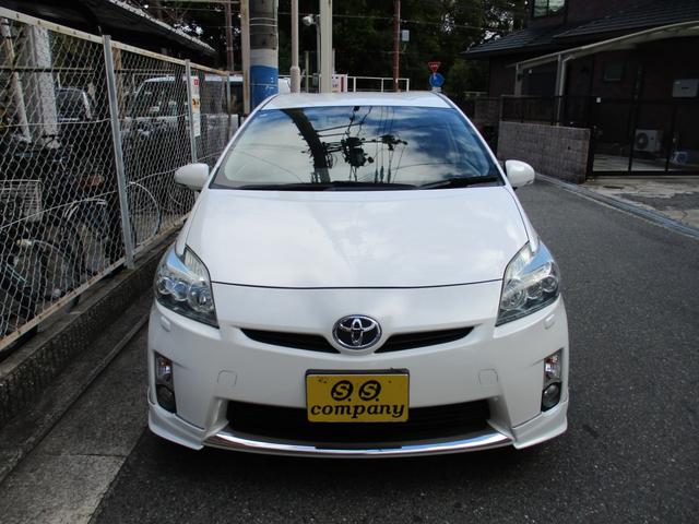 プリウス Gツーリングセレクション 上級グレードGツーリングセレクション カスタム車両 社外フルエアロ ローダウン スペーサーマフラーカッタ LED SDナビフルセグTVバックモニターBluetoothカーボンパーツ新車整備点検記録簿(33枚目)