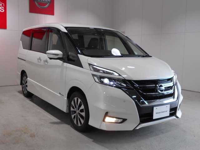 2.0 ハイウェイスター 両側オートスライド 後席モニター 全周囲カメラ パーキングアシスト オートクルーズ LEDヘッド ABS 1オーナー ETC メモリナビ ナビTV 盗難防止システム アルミ インテリジェントキー エマージェンシー キーフリー CD(18枚目)