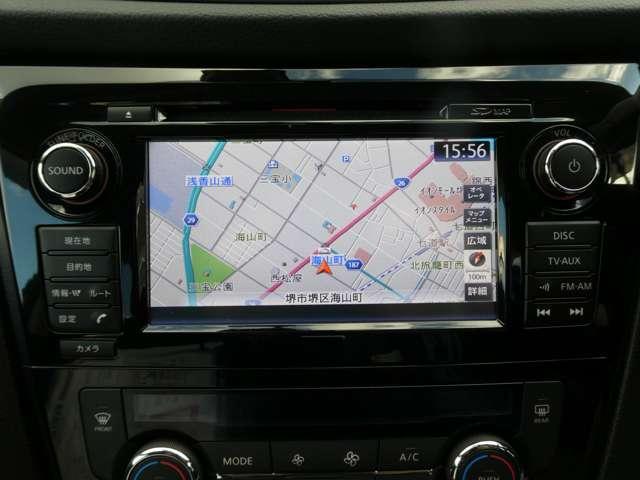 エクストレイル 2.0 20Xtt エマージェンシーブレーキ 2列車 4WD アラウンドビューモニター 衝突被害軽減ブレーキ アイドリングストップ 切替式4WD ナビ・フルセグTV インテリジェントキー LED エアバッグ オートエアコン アルミホイール 記録簿 ワンオーナー(4枚目)