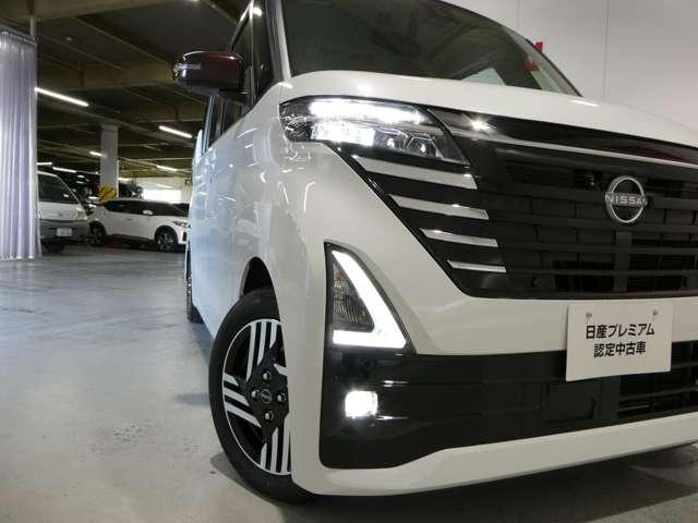 ルークス ６６０　ハイウェイスターＸ　衝突軽減ブレーキ・フルセグＴＶ付メモリーナ　アイスト　衝突被害軽減ブレ－キ　マルチビューカメラ　車線逸脱警報装置　禁煙　ＥＴＣ　ＬＥＤ　スマートキー　パワーウィンドウ　カーテンエアバック　ドライブレコーダー　ナビＴＶ　バックカメラ　記録簿（17枚目）