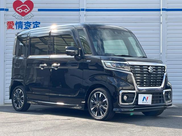 スペーシアカスタム ハイブリッドＸＳ　禁煙車　純正８インチナビ　衝突軽減　全周囲カメラ　両側パワースライドドア　レーダークルーズコントロール　シートヒーター　ＥＴＣ　ドライブレコーダー　ヘッドアップディスプレイ　スマートキー（18枚目）