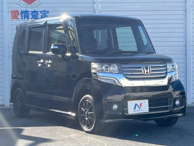 N-BOXカスタム G・Lパッケージ 純正ナビ バックカメラ ETC 電動スライドドア HIDヘッドライト オートエアコン ステアリングリモコン TV(15枚目)