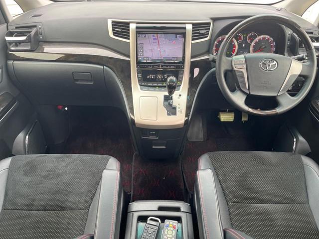 ヴェルファイア 2.4Z ゴールデンアイズII 禁煙車 ALPINEナビ サンルーフ 後席モニター エアロ 両側パワースライドドア バックカメラ ETC ドライブレコーダー モデリスタアルミホイル スマートキー(2枚目)