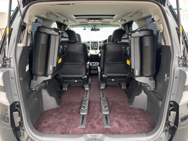 ヴェルファイア 2.4Z ゴールデンアイズII 禁煙車 ALPINEナビ サンルーフ 後席モニター エアロ 両側パワースライドドア バックカメラ ETC ドライブレコーダー モデリスタアルミホイル スマートキー(12枚目)