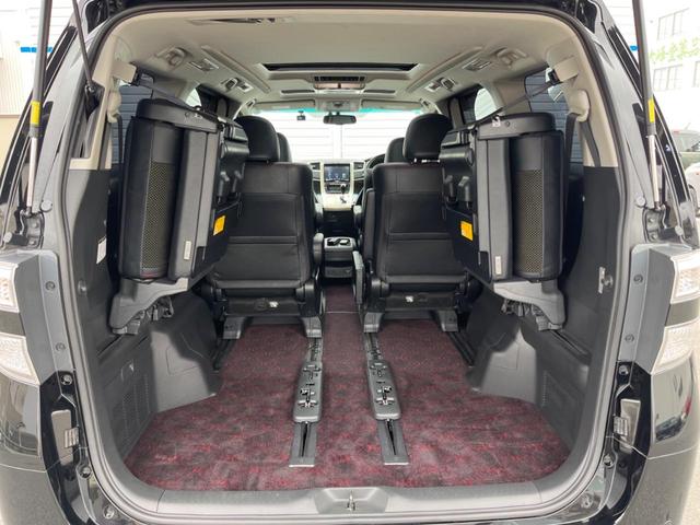 ヴェルファイア 2.4Z ゴールデンアイズII 禁煙車 ALPINEナビ サンルーフ 後席モニター エアロ 両側パワースライドドア バックカメラ ETC ドライブレコーダー モデリスタアルミホイル スマートキー(44枚目)