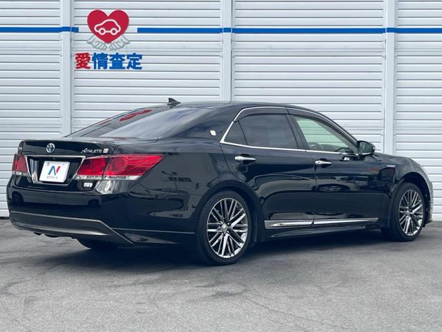 クラウンハイブリッド アスリートS 禁煙車 純正ナビ バックカメラ レザーパッケージ OP18インチホイル シートベンチレーション ETC ドライブレコーダー パワーシート クルーズコントロール スマートキー テイン車高調(19枚目)