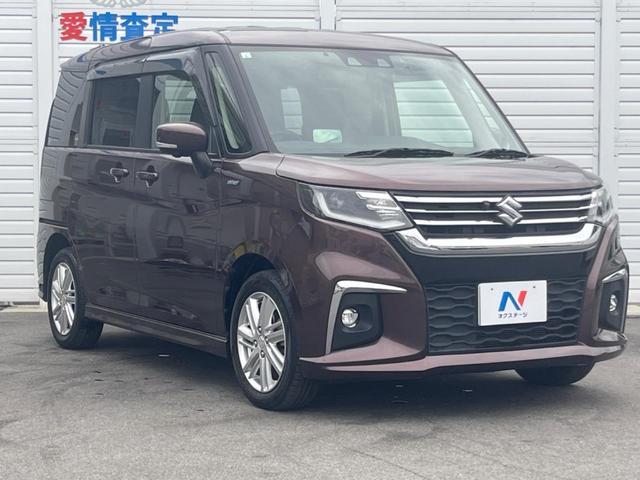 ソリオ ハイブリッドMZ 禁煙車 純正9インチナビ スズキセーフティ フリップダウン 全周囲カメラ 両側パワースライドドア ETC ドライブレコーダー シートヒーター ヘッドアップディスプレイ レーダークルーズ スマートキー(18枚目)