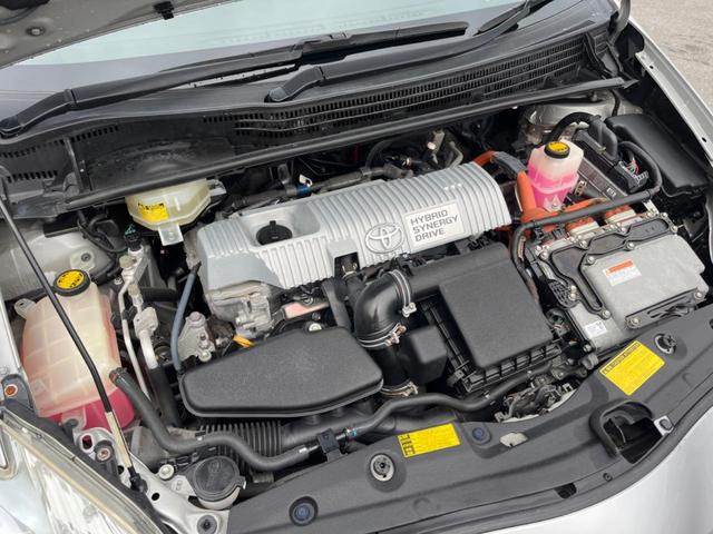 プリウス S 純正ナビ 禁煙車 オートエアコン 純正15インチアルミ CD フルセグ スマートキー(15枚目)