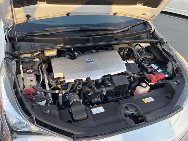 プリウス Aツーリングセレクション 衝突軽減ブレーキ 純正ナビ レーダークルーズ バックカメラ ETC フルセグ Bluetooth シートヒーター 合皮シート LEDヘッドライト LEDフォグライト オートライト(19枚目)