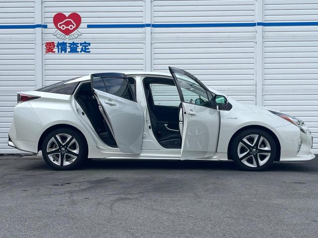 プリウス Aプレミアム ツーリングセレクション 9インチナビ BSM HUD ETC2.0 LEDヘッドライト レザーシート AC100V Rカメラ(8枚目)